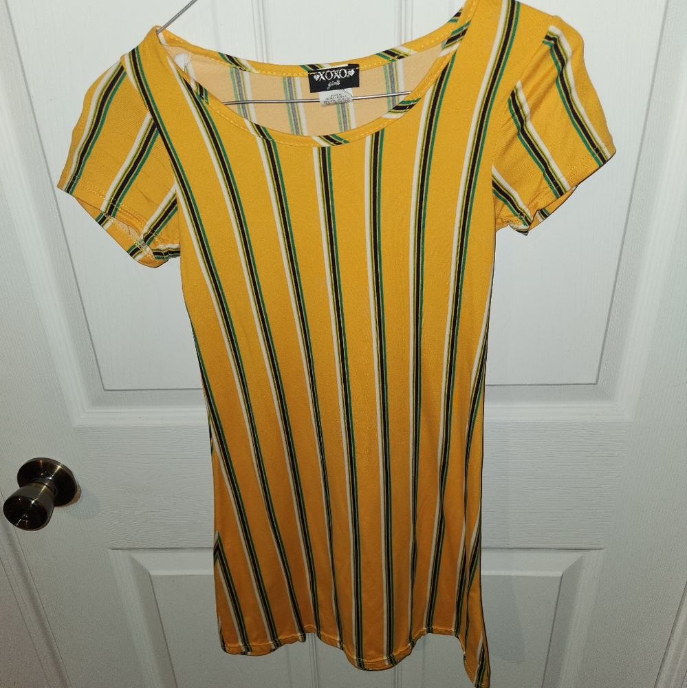Little girls yellow dress